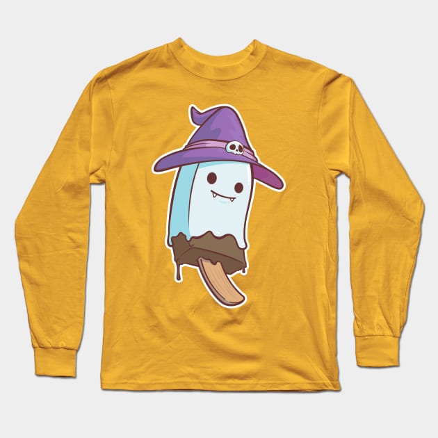 Spoopy Popsicle Long Sleeve T-Shirt by yourtoyrobot